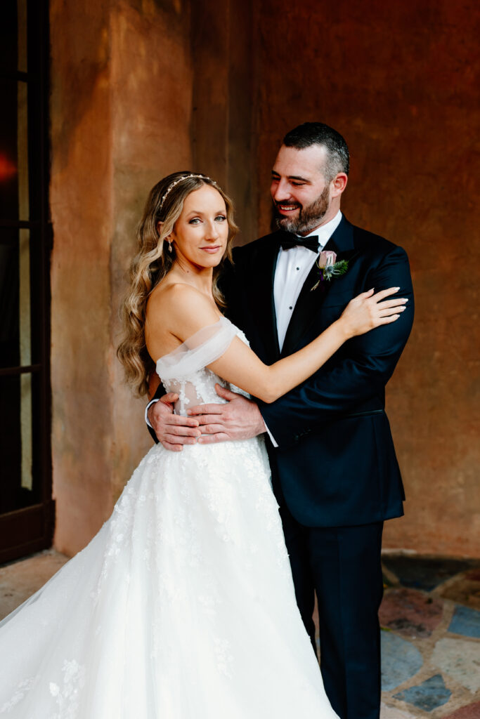 Makeup artists Orlando | Makeup Artist Orlando Beauty Brigade | Bride and groom embracing