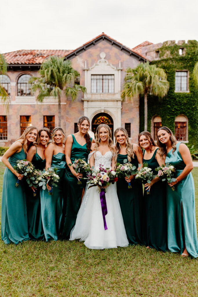 Makeup artists Orlando | Makeup Artist Orlando Beauty Brigade | Bride with bridesmaids